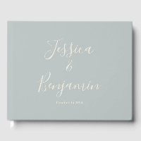 Minimalist Elegant Script Typography Dusty Blue