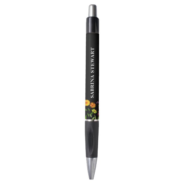 Minimalist Elegant Spring Floral Pen (Front Vertical)