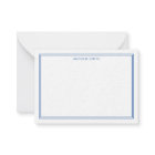 Minimalist Elegant Two Border Navy Blue