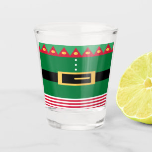 Minimalist Elf Christmas Shot Glass