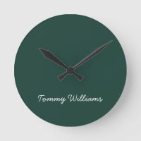 Minimalist Emerald Green Professional Simple