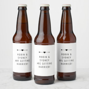 Minimalist   Engagement Announcement   Label   W