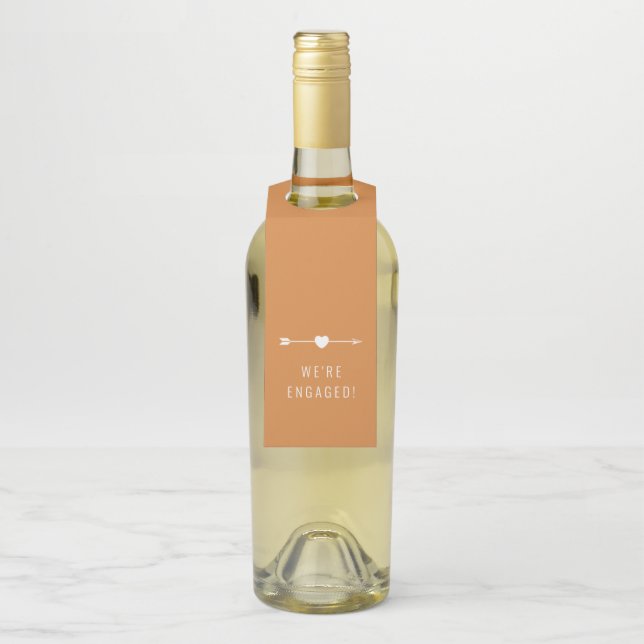 Minimalist | Engagement | Terra Bottle Hanger (On Bottle)