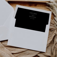 Minimalist Envelope Liner, Monochrome Liner