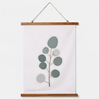 Minimalist Eucalyptus Branch Minimalist Bedroom  Hanging Tapestry