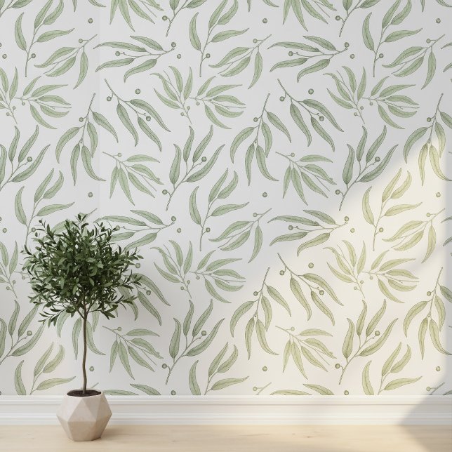 Minimalist Eucalyptus Branches Sage ID1244 Wallpaper (Creator Uploaded)