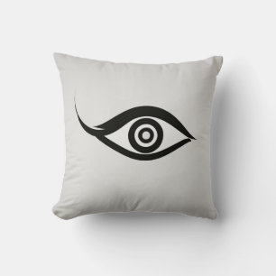 "Minimalist Eye Logo Pillow" Throw Pillow