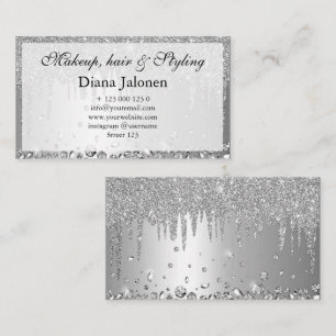 Minimalist Face Beauty Logo Makeup Artist Pink  Business Card