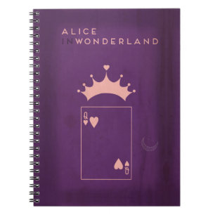 Minimalist Fairy Tales Alice in Wonderland Notebook