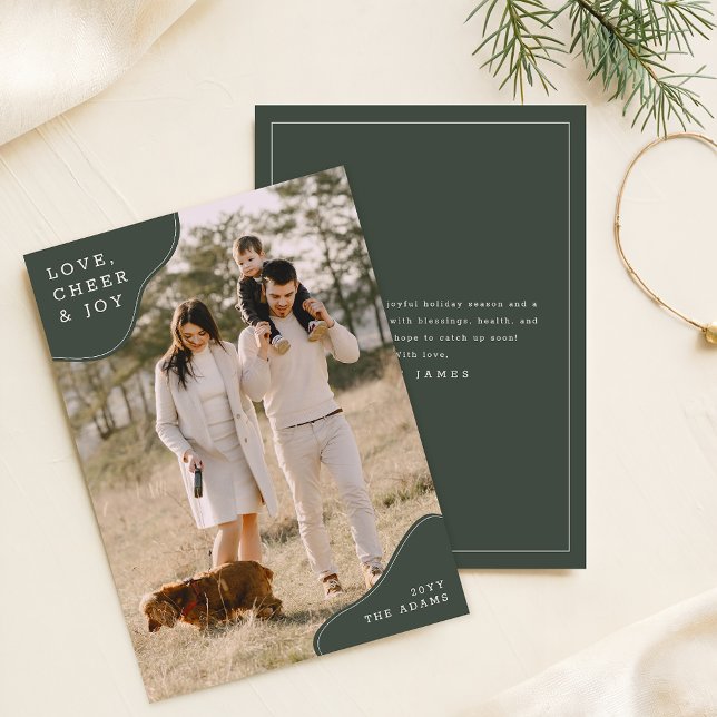 Minimalist Family Photo Christmas Card (Creator Uploaded)