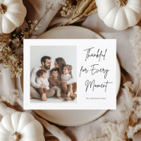 Minimalist Family Photo Thanksgiving