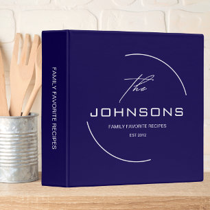 Minimalist Family Recipe  Binder