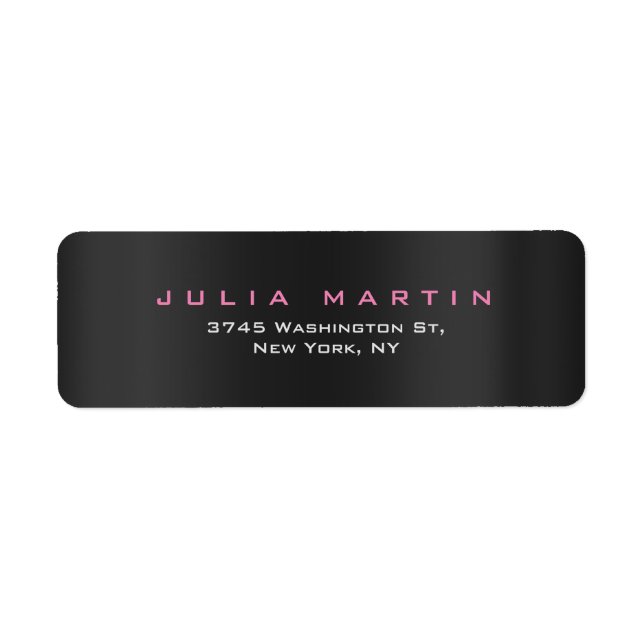 Minimalist Feminine Grey Pink Professional (Front)