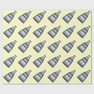 MINIMALIST FILM STRIP DESIGN PATTERN WRAPPING PAPER