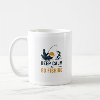 Minimalist Fishing Mug Design