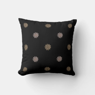 Minimalist flora throw pillow