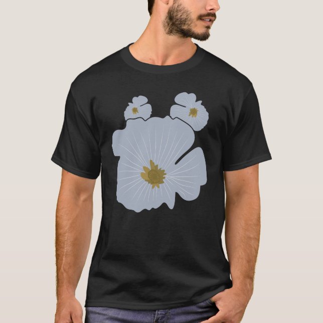 Minimalist floral art tee (Front)