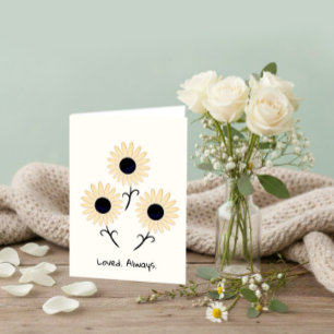 Minimalist floral design for Mother’s Day Card