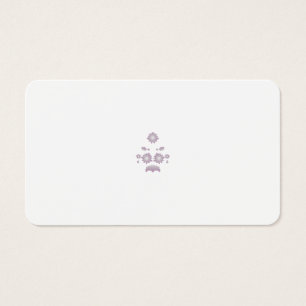Minimalist Floral Profile Card Soft Luxury