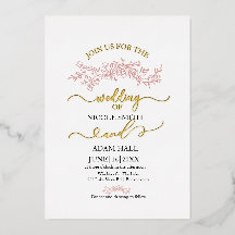 Minimalist Floral Wedding Invitation | Elegant Bot