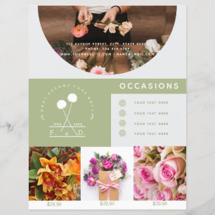 Minimalist Florist Business Photo Flyer
