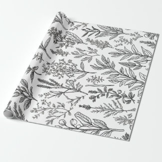 MInimalist Flower Wrapping Paper