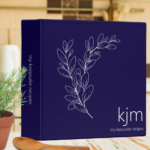 Minimalist Foliage Custom Recipe  Binder