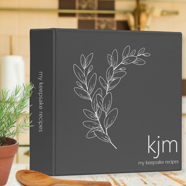 Minimalist Foliage Custom Recipe  Binder (Creator Uploaded)