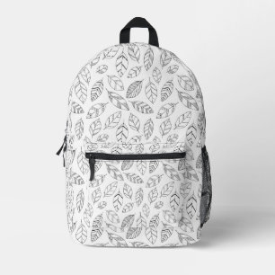 Minimalist Foliage Printed Backpack