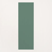 Minimalist Forest Green Yoga Mat