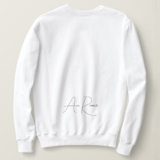 Minimalist French Script Sweatshirt