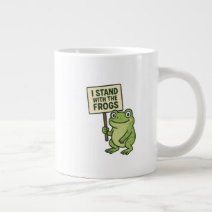Minimalist Frog Support Mug