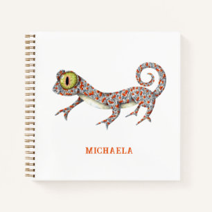 Minimalist Gecko Reptile Notebook