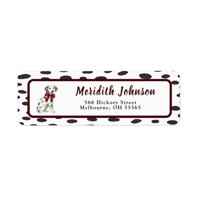 Minimalist Gender Neutral Chic Dalmation  (Front)