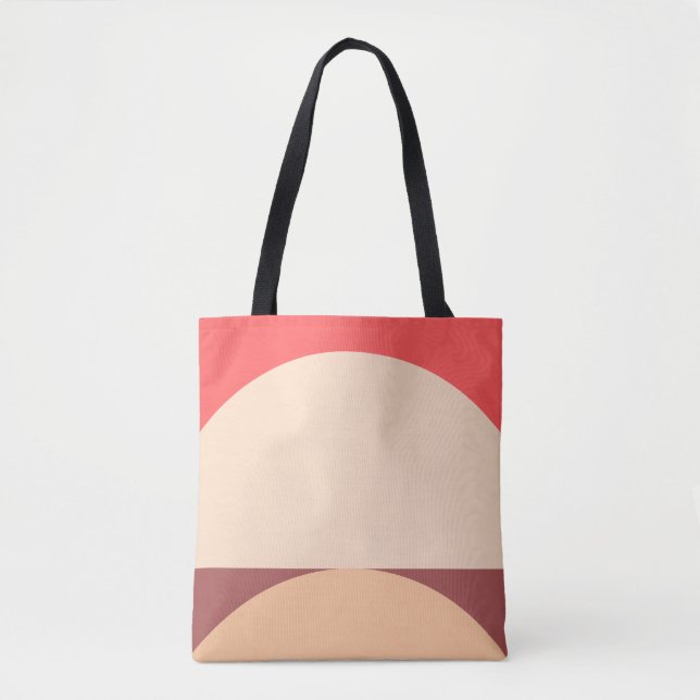 Minimalist Geometric Abstract Art Tote Bag (Front)