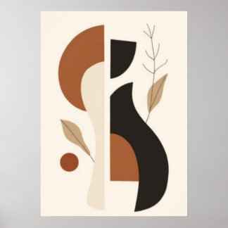 Minimalist Geometric Abstract Wall Art | Scandinav