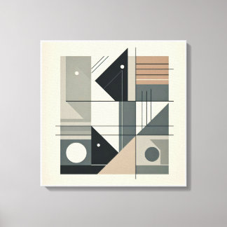 Minimalist Geometric Art Canvas Print