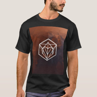 Minimalist Geometric Contractor Logo T-Shirt