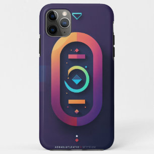 Minimalist Geometric Logo: AbsolutelyRelative iPhone 11 Pro Max Case
