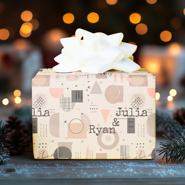 Minimalist geometric patterns with modern design wrapping paper (Creator Uploaded)
