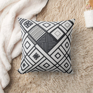 Minimalist Geometry: Elegance in Simplicity Throw Pillow