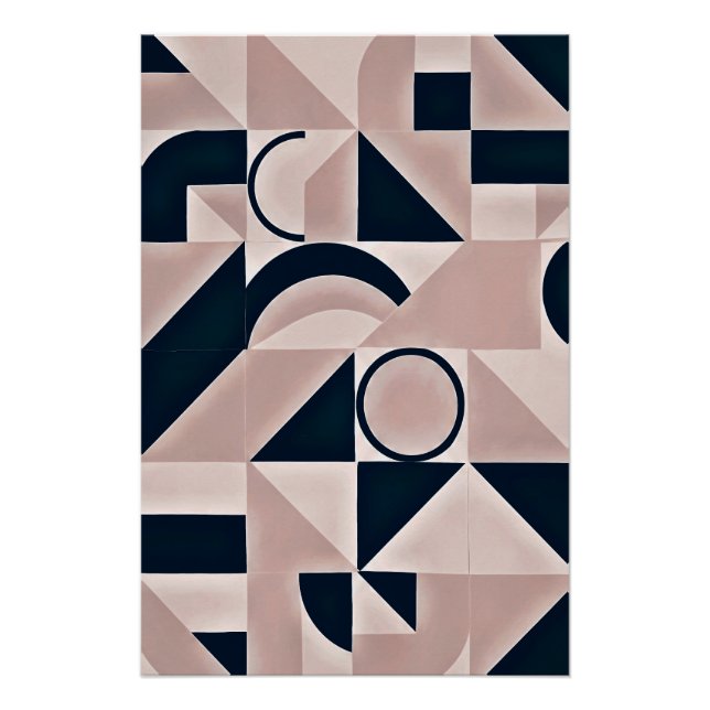 Minimalist Geometry Poster (Front)