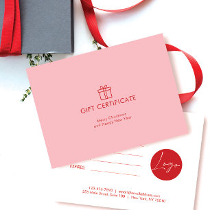 Minimalist Gift Voucher