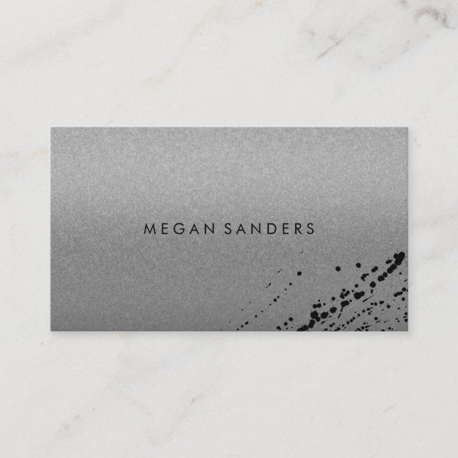 Minimalist Glamour Business Card (Front)