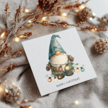 Minimalist Gnome Merry Christmas
