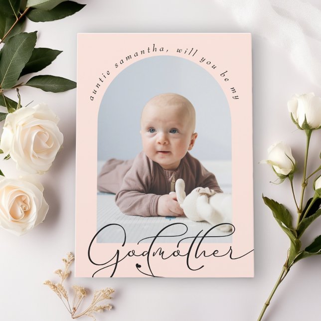 Minimalist Godmother Proposal Photo (Creator Uploaded)