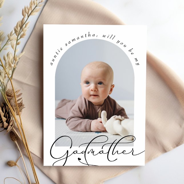 Minimalist Godmother Proposal Photo (Creator Uploaded)