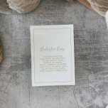 Minimalist Gold Baby Shower Books for Baby Enclosure Card<br><div class="desc">This minimalist gold baby shower books for baby enclosure card is perfect for a simple baby shower. The modern romantic design features classic gold and white typography paired with a rustic yet elegant calligraphy with vintage hand lettered style. Customizable in any colour. Keep the design simple and elegant, as is,...</div>