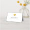 Minimalist Gold Foil Heart Wedding