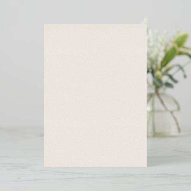 Minimalist Gold Foil | Ivory Monogram Wedding (Standing Front)